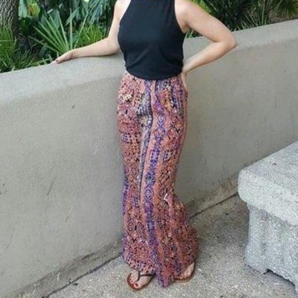 Wide leg flowy pant